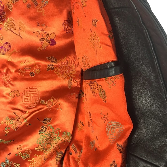 💙 SUPER G PSYCHO Leather Motorcycle Jacket - Picture 9 of 15